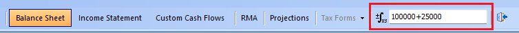 Perform calculations using the formula bar